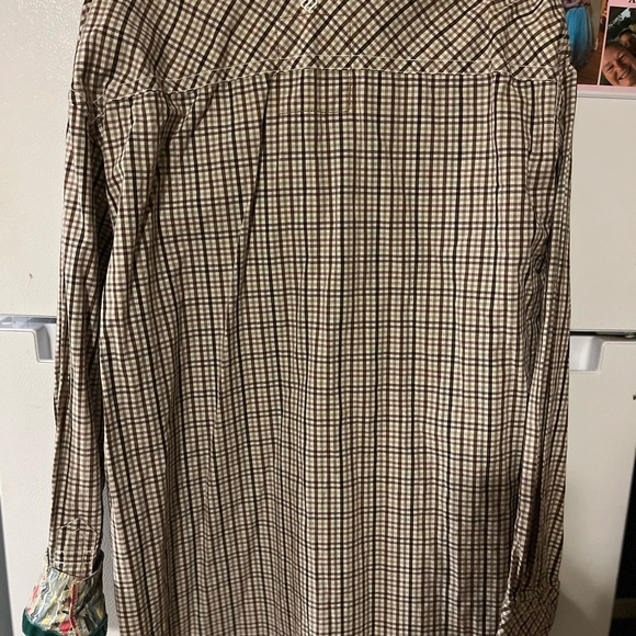 Rocawear Brown Casual Button Down Shirt - Picture 8 of 11